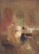 Joseph Mallord William Turner Music party in Petworth (mk31) china oil painting reproduction